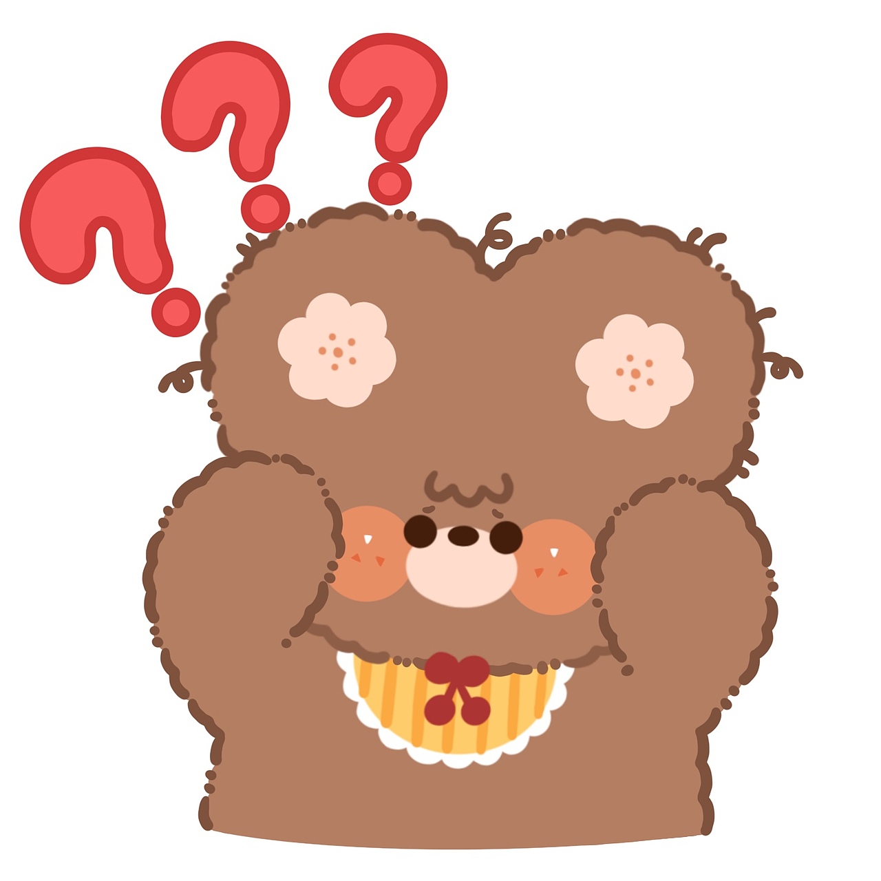 软萌可爱微信表情包茶茶熊日常篇