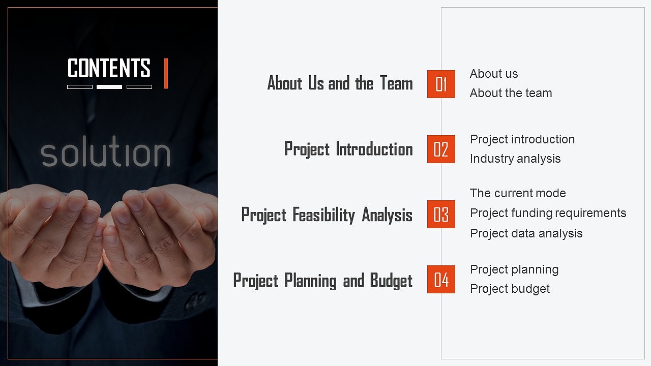 2017通用项目宣传推广红蓝金3色PPT模板