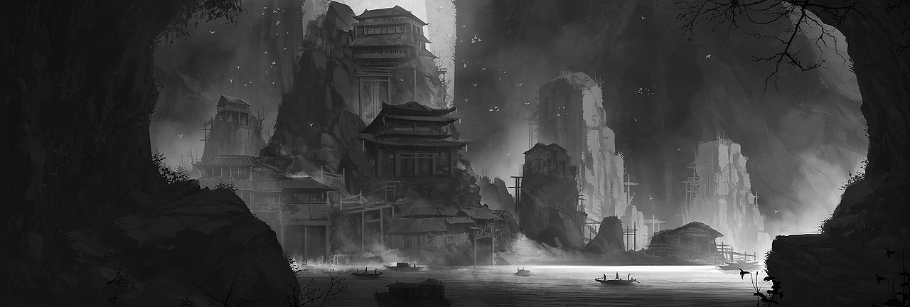 黑白场景练习（图ZMTg2ODk4MTQ0） - 创作习作 - 站酷设计师H1H2H3原创素材 - 站酷ZCOOL