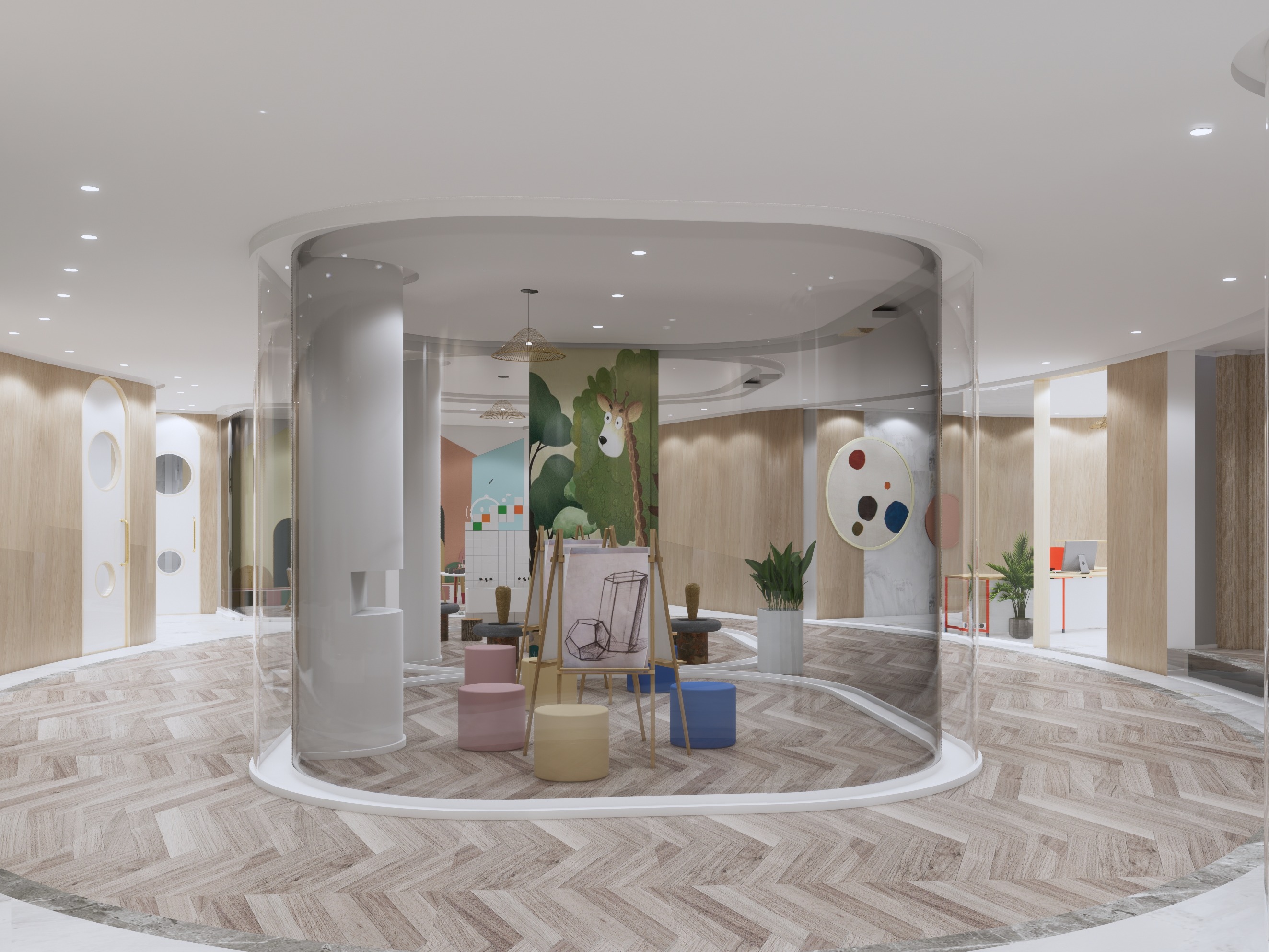 2021青春答卷# 陈家镇留守儿童活动中心空间设计>_建桥艺术设计学院