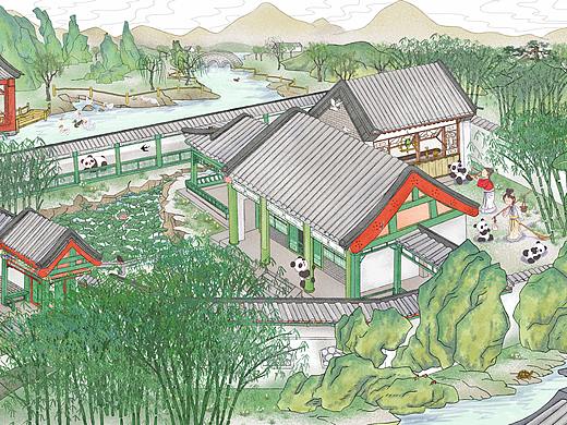 红楼梦#熊猫潇湘馆#
