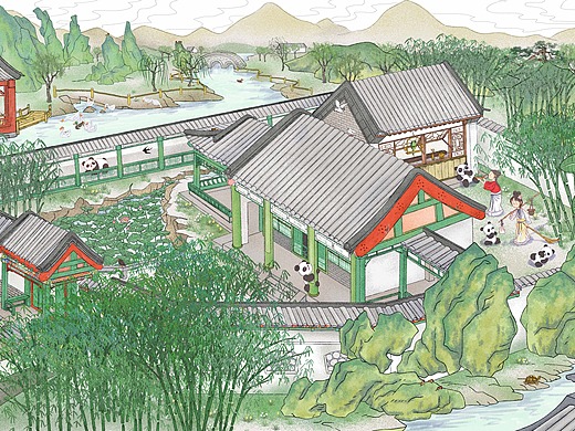 红楼梦#熊猫潇湘馆