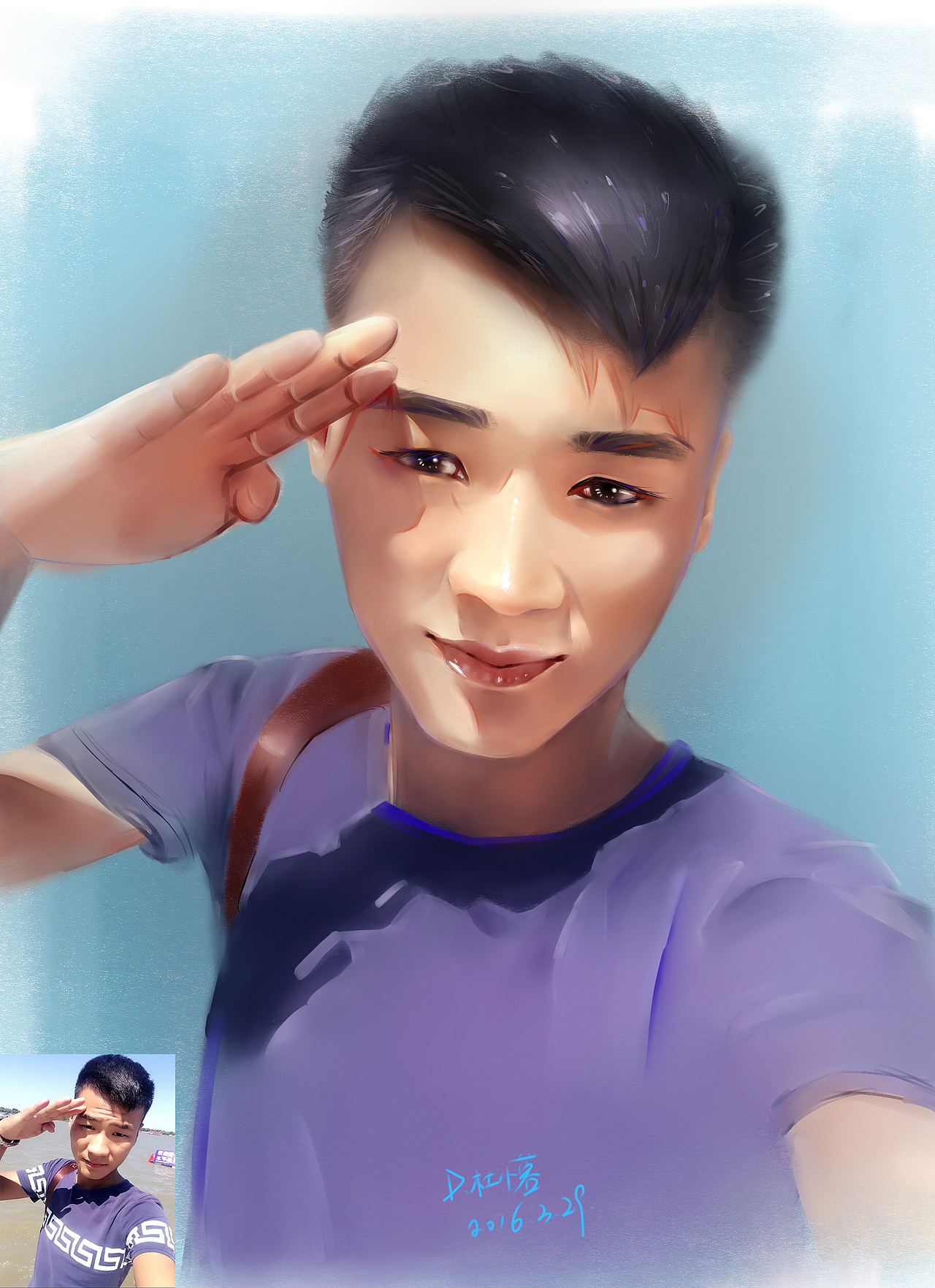 我的小老弟，没办法，只能画这样了（图ZNDU0NzA4NDQ=） - 创作习作 - 站酷设计师催眠原创素材 - 站酷ZCOOL