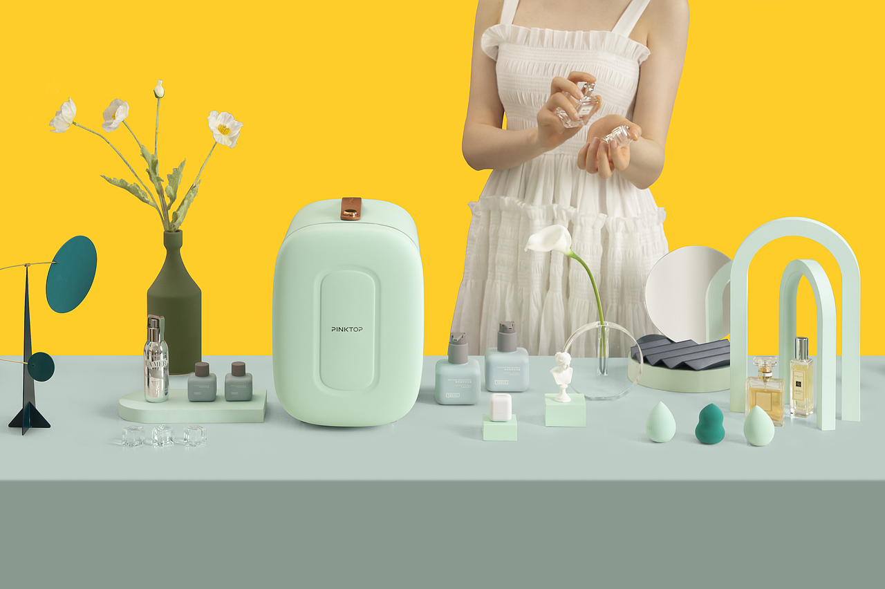 PINKTOP缤兔 | 专业面膜美妆冰箱-产品设计