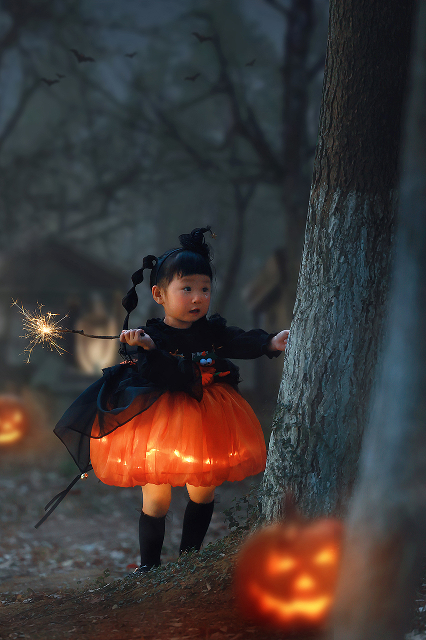 南瓜夜的小女孩（图ZMzIwNzEwMzAw） - 人像摄影 - 站酷设计师泡泡的记忆碎片原创素材 - 站酷ZCOOL