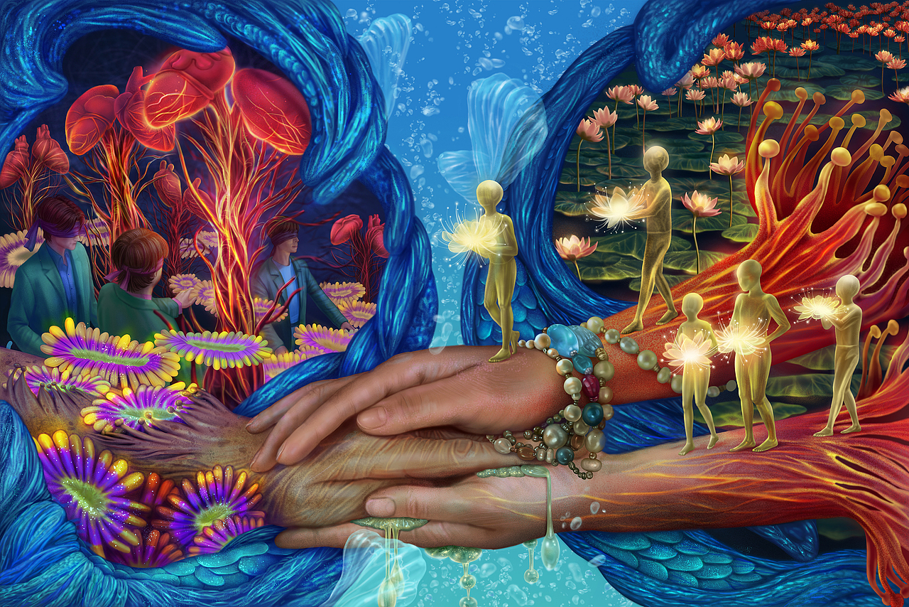 《輪回系列》（圖ZMzUzNjE5Mzky） - 商業(yè)插畫(huà) - 站酷設(shè)計(jì)師dream1110原創(chuàng)素材 - 站酷ZCOOL