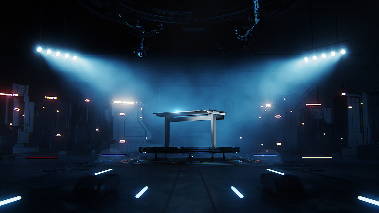 SecretLab x Magnus Pro—暗调电竞桌动画