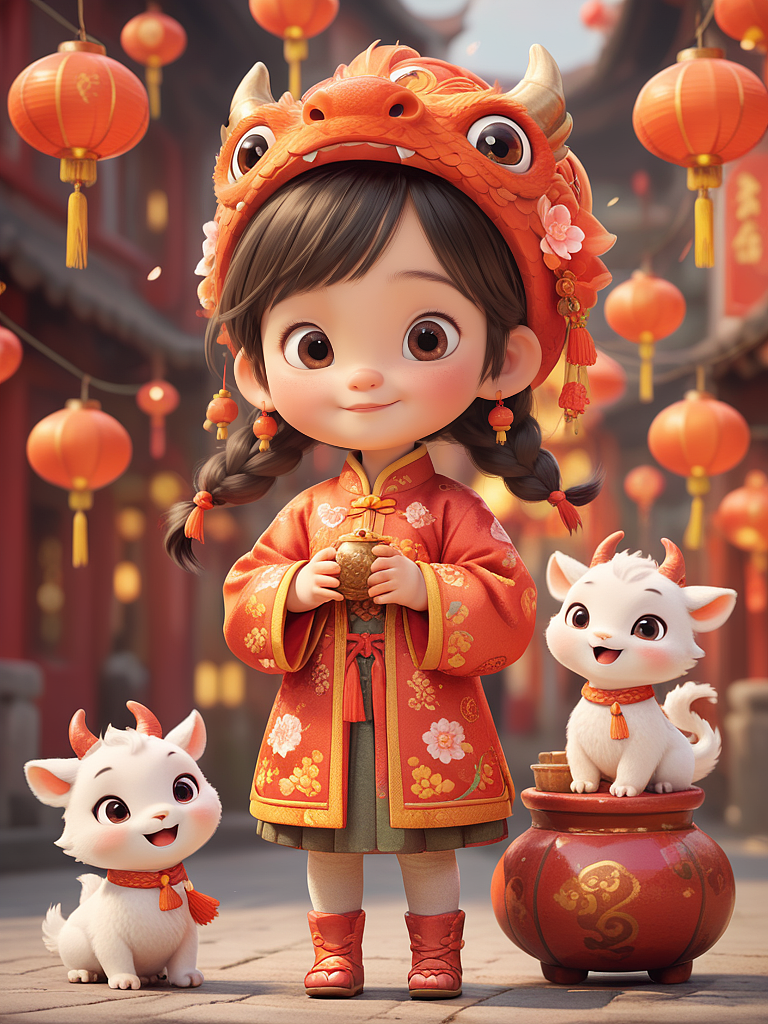 AIGC教程-零基础 15 分钟搞定龙年微信红包封面(图ZMzYwNjY5MzEy) - AI作品 - 站酷设计师kidult00原创素材 - 站酷ZCOOL