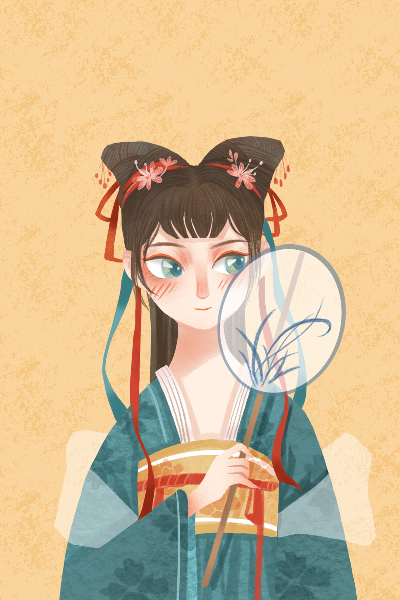 古风少女（图ZMTU1NzgyODQ4） - 创作习作 - 站酷设计师一团柔软的云原创素材 - 站酷ZCOOL