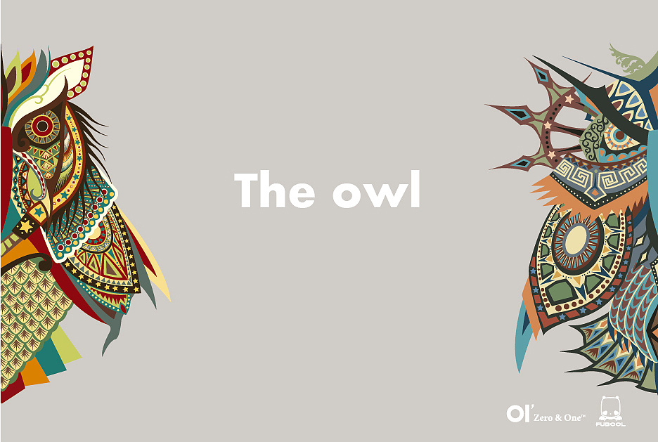 The owl 猫头鹰插图（图ZNzEzMzgyMA==） - 新锐潮流插画 - 站酷设计师庄正原创素材 - 站酷ZCOOL