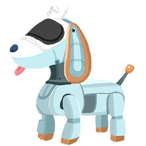 人机对战q版设计|插画|商业插画|七姐姐万岁 - 原创作品 - 站酷