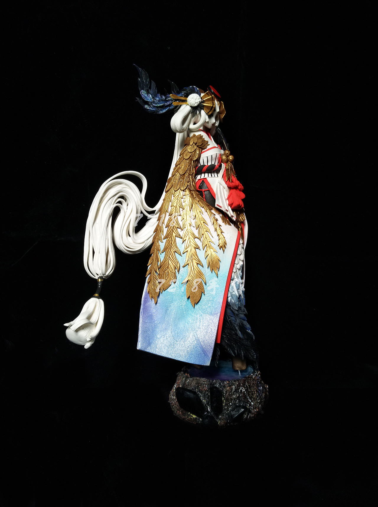 【超轻粘土】阴阳师姑获鸟|手工艺|手办/模玩|7218喵 - 原创作品