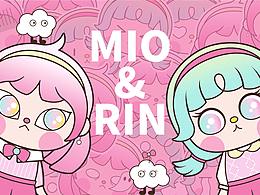 MIO&RIN卡通人物