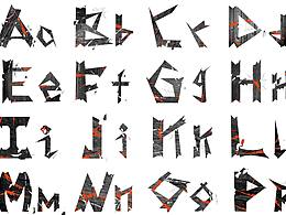 26個(gè)字母字體設(shè)計(jì)