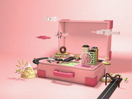 C4D · 微观城市