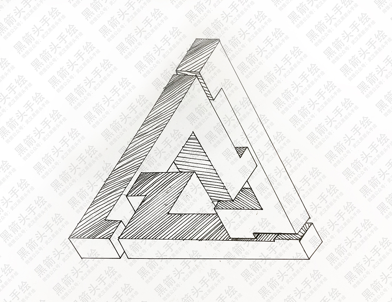 武汉黑箭头手绘视觉传达设计考研优秀手绘作品分享