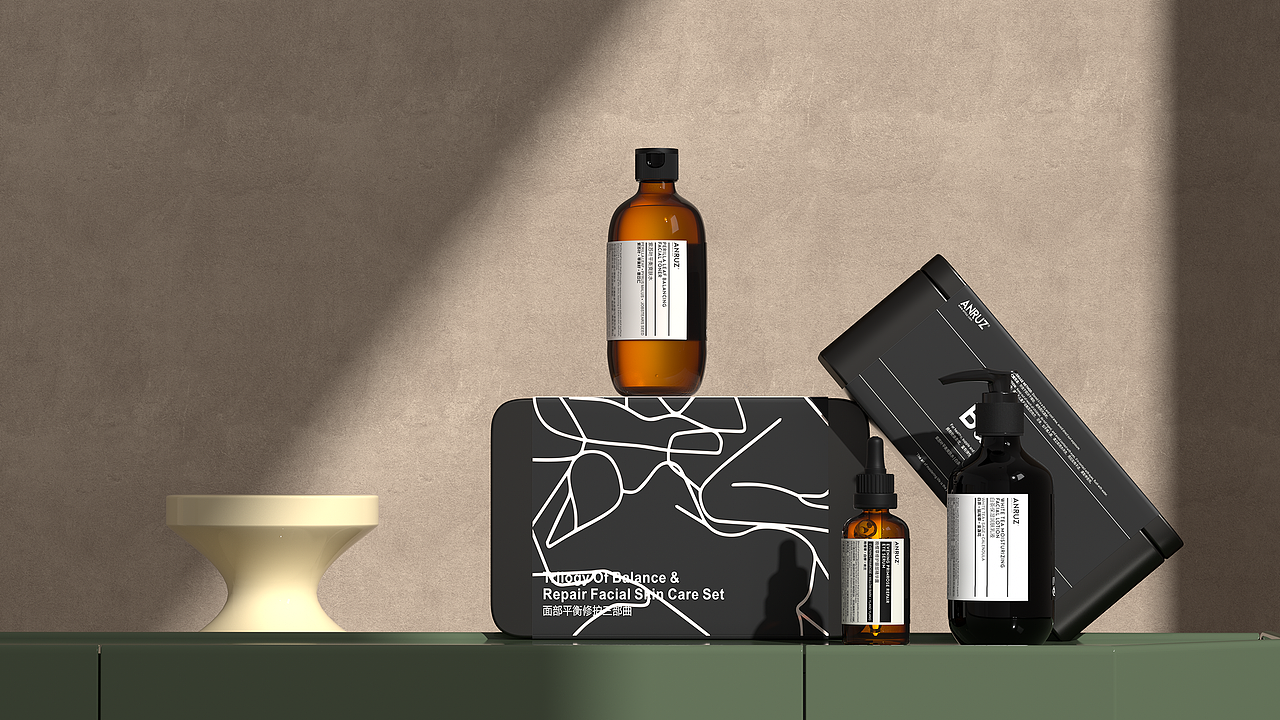 洗护品牌设计2021渲染