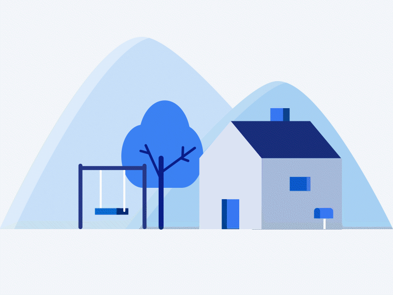 森林小屋3D动效