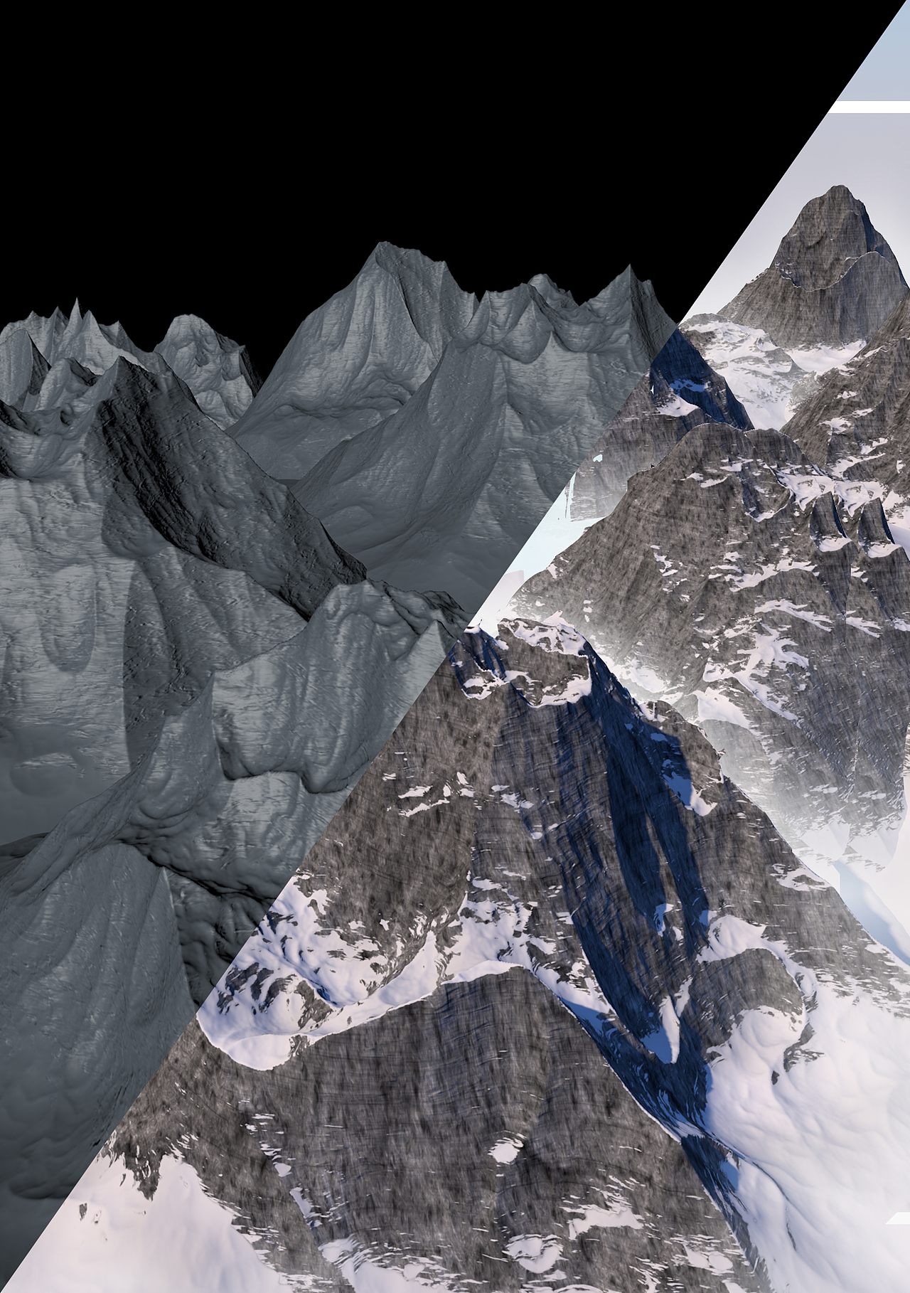 c4d山峰建模-日常练习