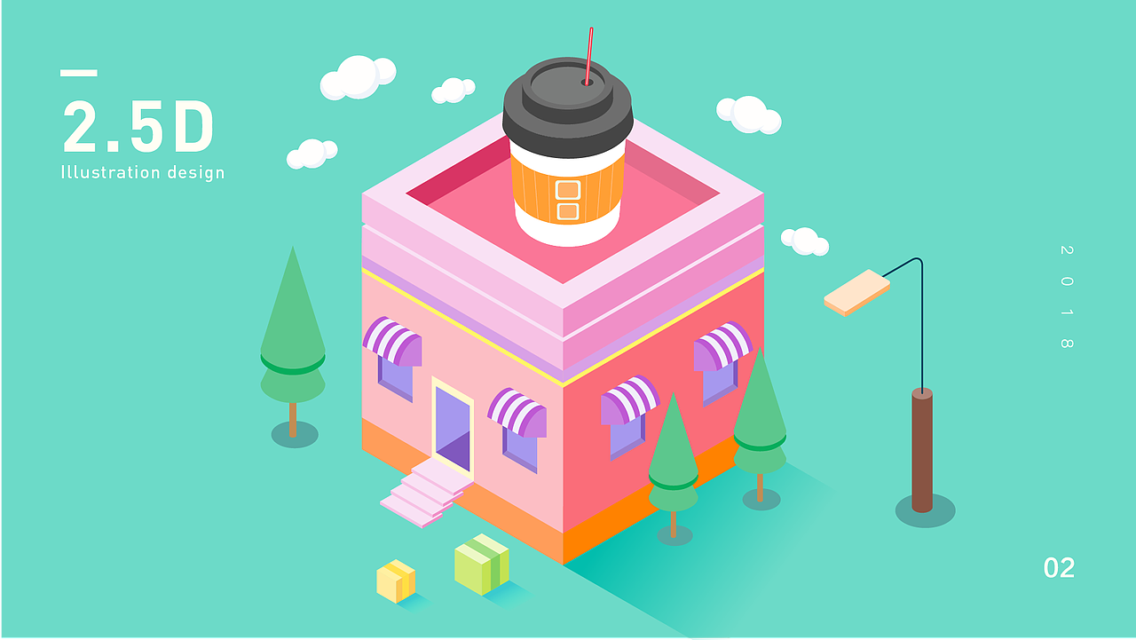 2.5D练习作品（图ZMTM1NjU0MzA4） - 图标 - 站酷设计师Zzzcai原创素材 - 站酷ZCOOL