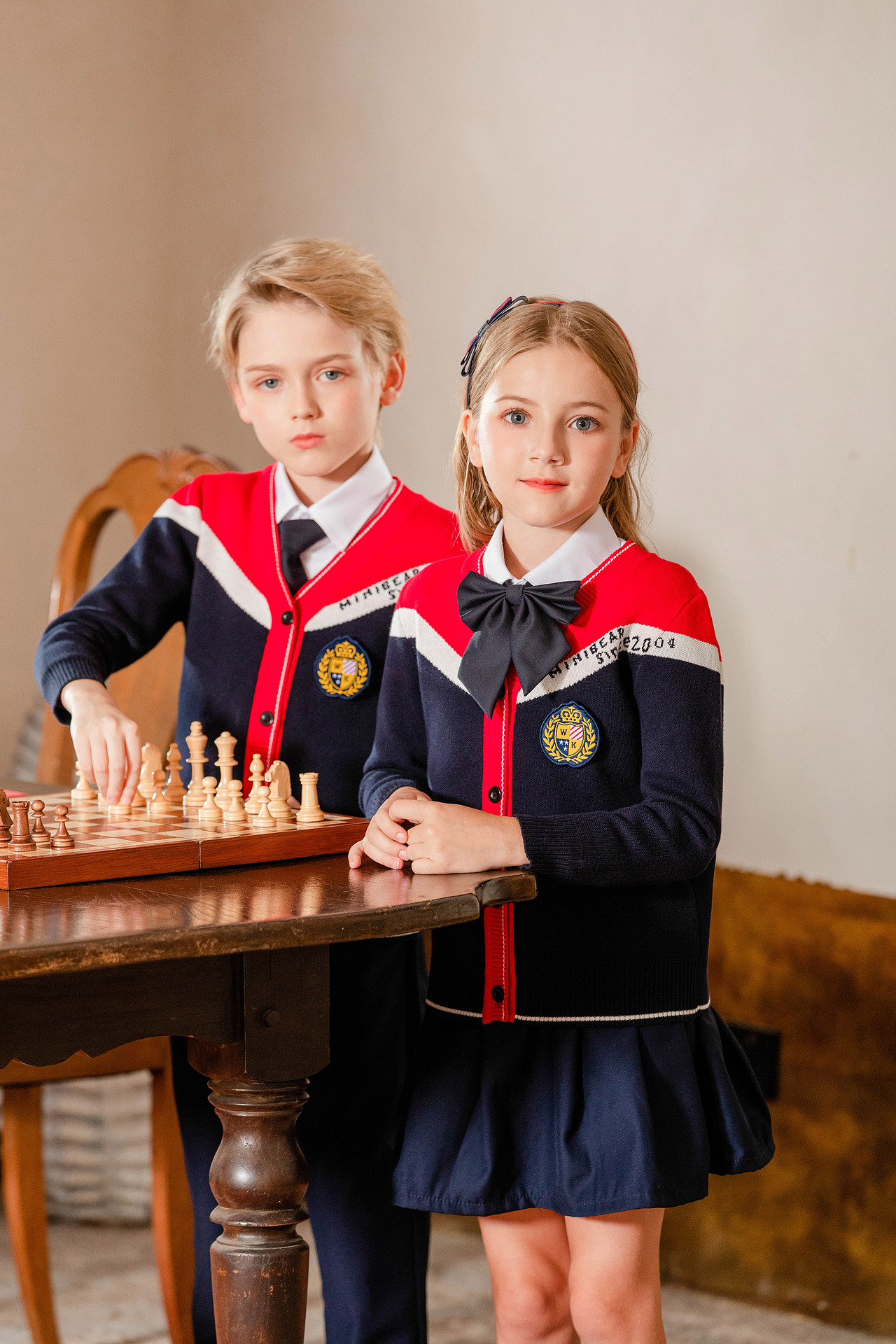 《minibear》童装校服拍摄-英伦系列（图ZMjc0NTUxMTUy） - 人像摄影 - 站酷设计师丶心五口原创素材 - 站酷ZCOOL