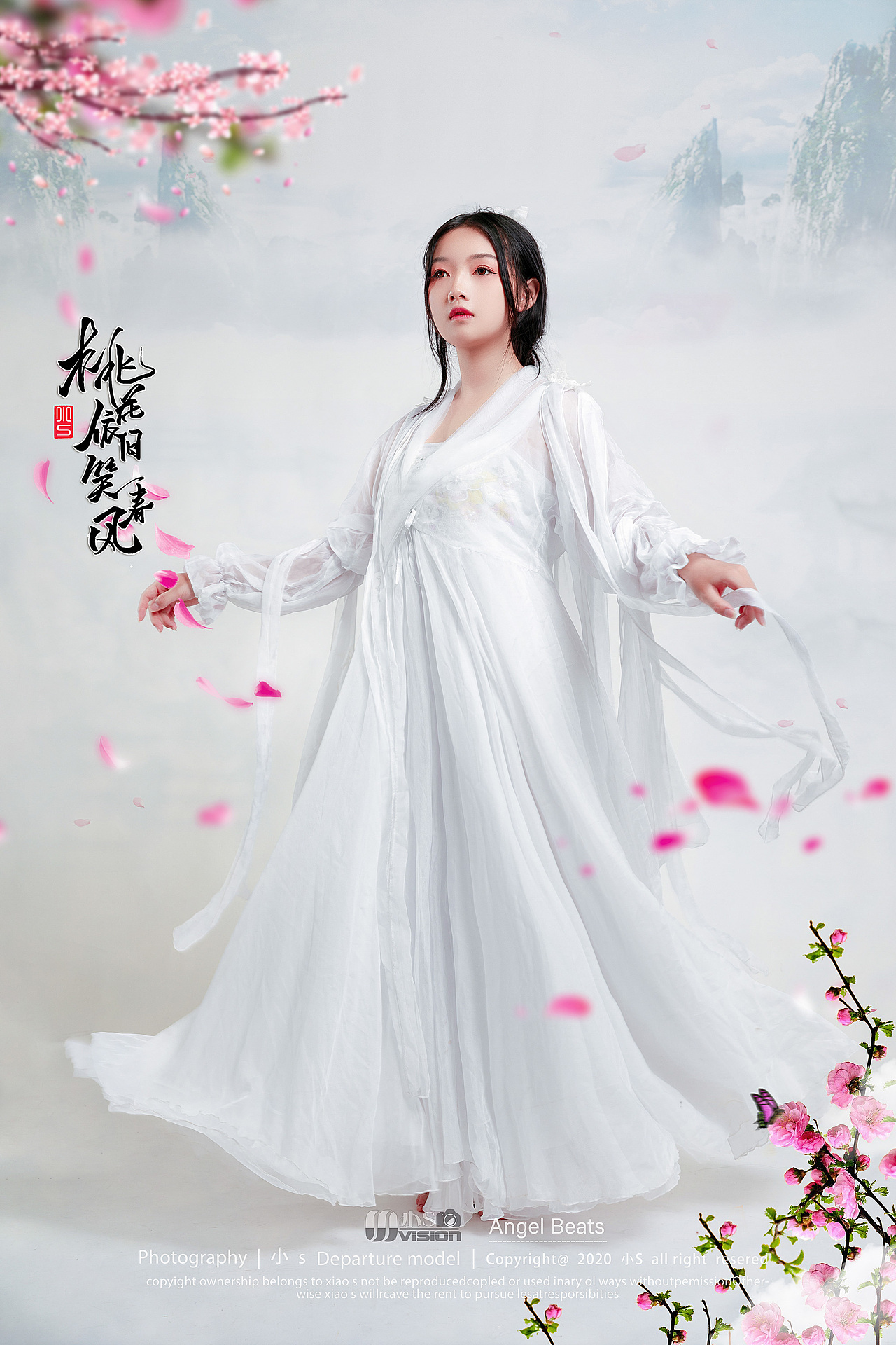 三生三世十里桃花（圖ZMjI5OTMwMjQw） - 人像攝影 - 站酷設(shè)計(jì)師小S視覺原創(chuàng)素材 - 站酷ZCOOL