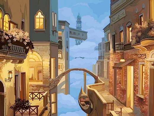 漫客文化原画场景