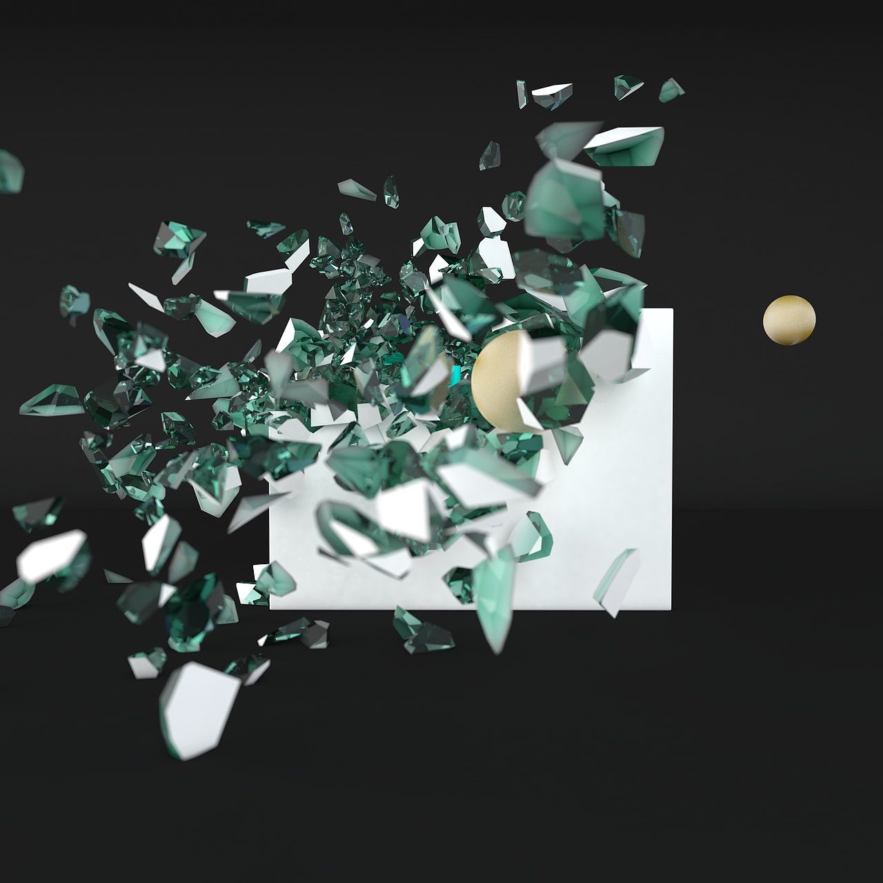 破碎效果渲染练习（图ZMjE5ODA3ODc2） - 其他三维 - 站酷设计师LoganDragon原创素材 - 站酷ZCOOL