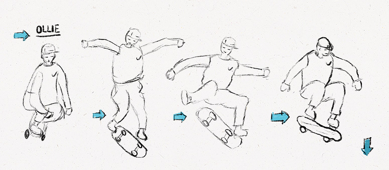 「28天」速写打卡挑战 01_OLLIE