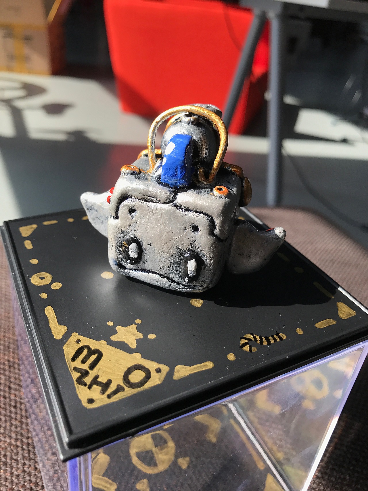 纯手工墨汁小鲸鱼