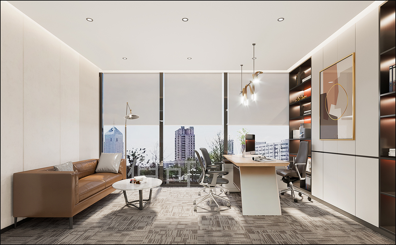 办公室|现代简约，简单朴素好自然！