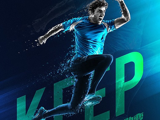 运动品牌海报练习