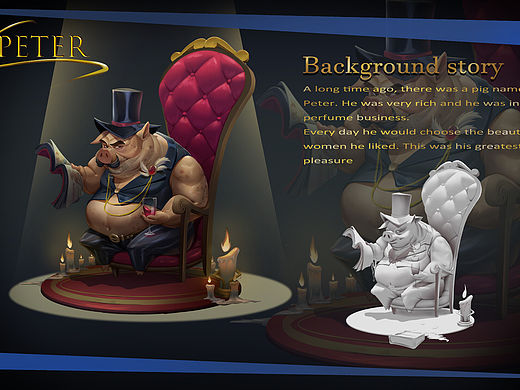 色色豬老板歐美卡通（個(gè)人主頁-ZNjYzMDY4ODQ=） - 游戲原畫 - 站酷設(shè)計(jì)師謝小鴻原創(chuàng)素材 - 站酷ZCOOL