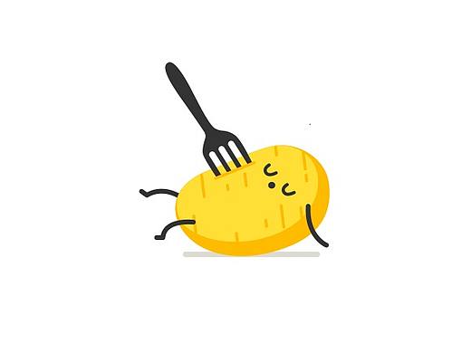 AE动画练习-食物表情包