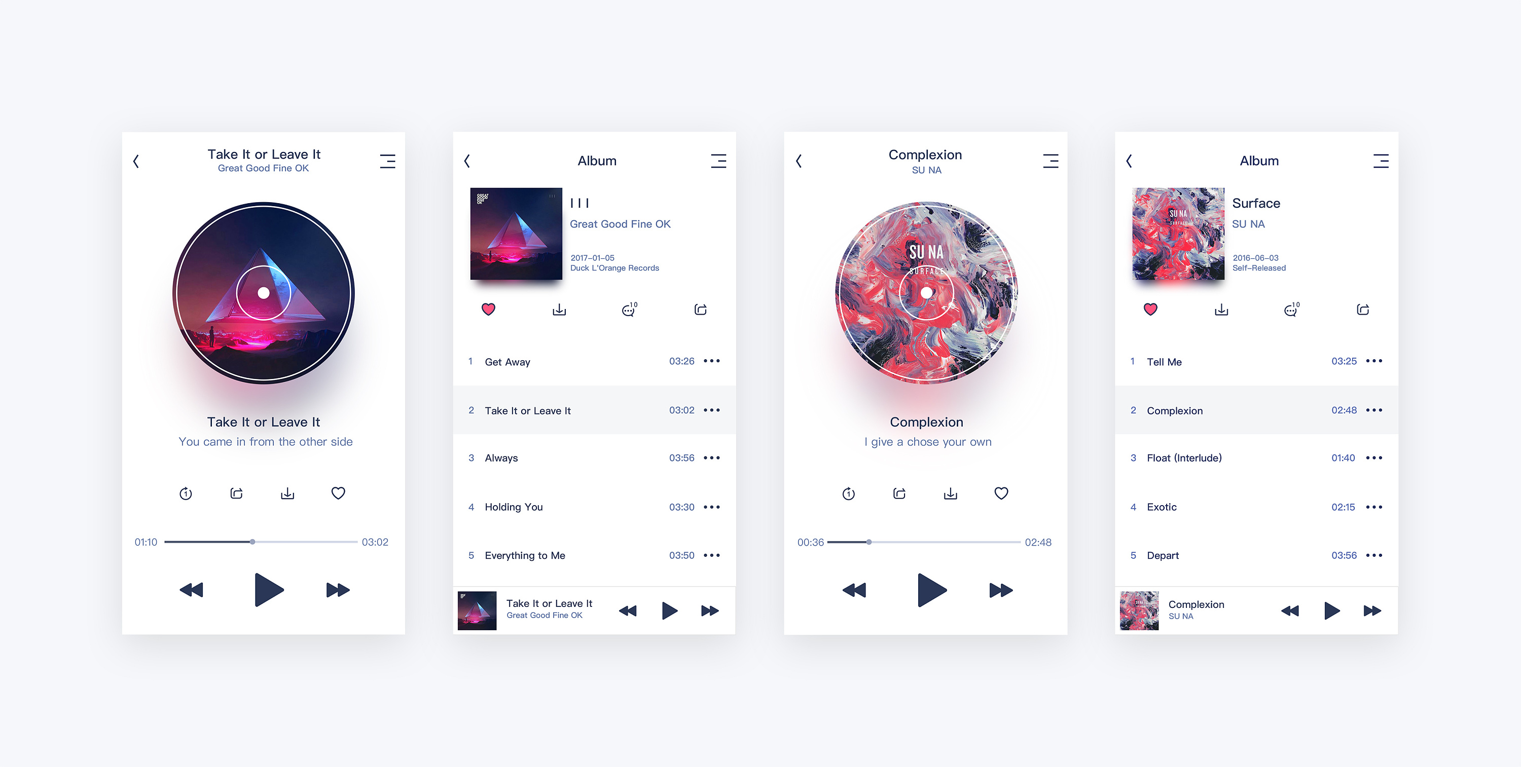 极具理性的音乐界面的设计|ui|app界面|cingzhee - 原创作品 - 站酷
