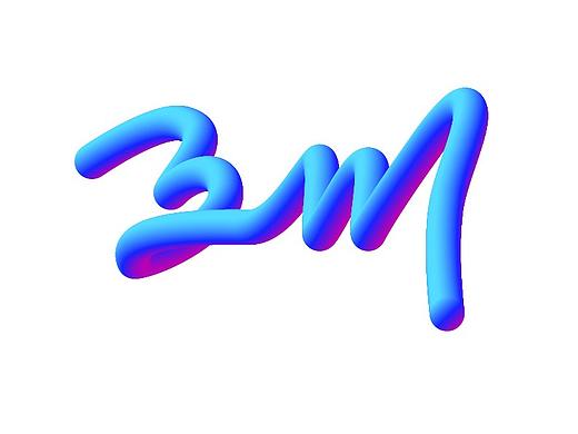 渐变色字体临摹学习