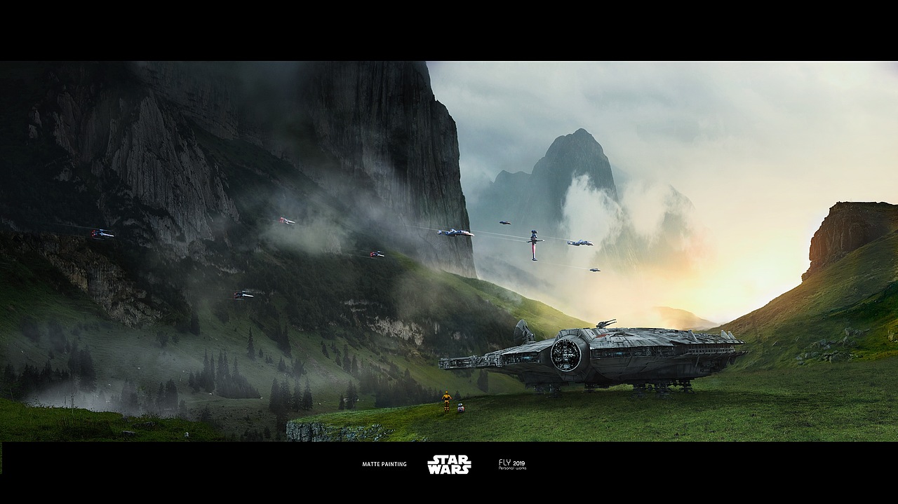 StarWars-mattepainting（图ZMTg3MjI3MTI4） - 场景 - 站酷设计师pxfpxd原创素材 - 站酷ZCOOL