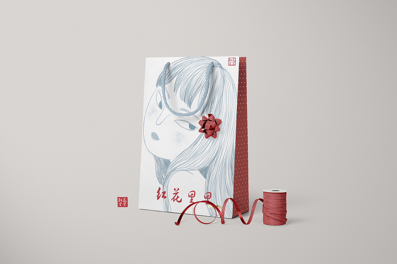 《红花里里》商业IP形象/文创展示