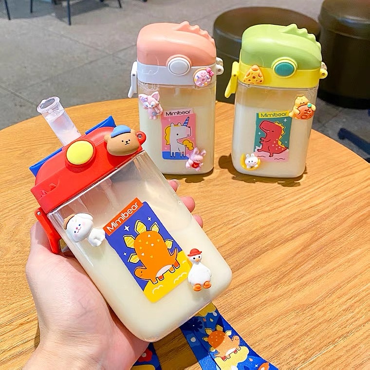 PPSU方形吸管杯恐龙造型（图ZMjk4MTcxMzA4） - 儿童插画 - 站酷设计师尼古拉斯毛原创素材 - 站酷ZCOOL