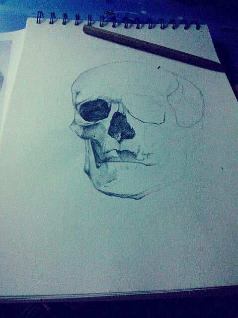 頭蓋骨（圖ZMTUyMzE3NzI=） - 繪畫 - 站酷設(shè)計(jì)師鐵錘幺妹兒原創(chuàng)素材 - 站酷ZCOOL