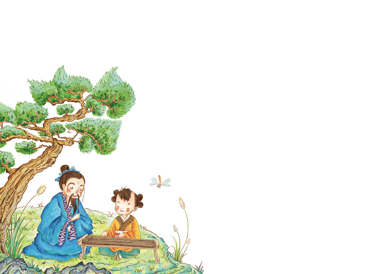 一组，国学插画（图ZMTI0NDE5OTg0） - 儿童插画 - 站酷设计师多几个宇宙原创素材 - 站酷ZCOOL