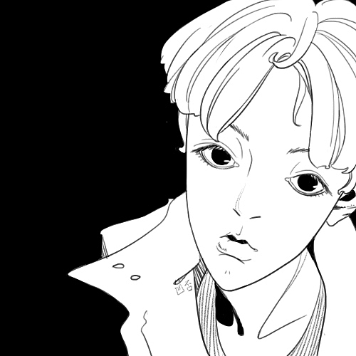 很久以前画的比较满意的情侣头像