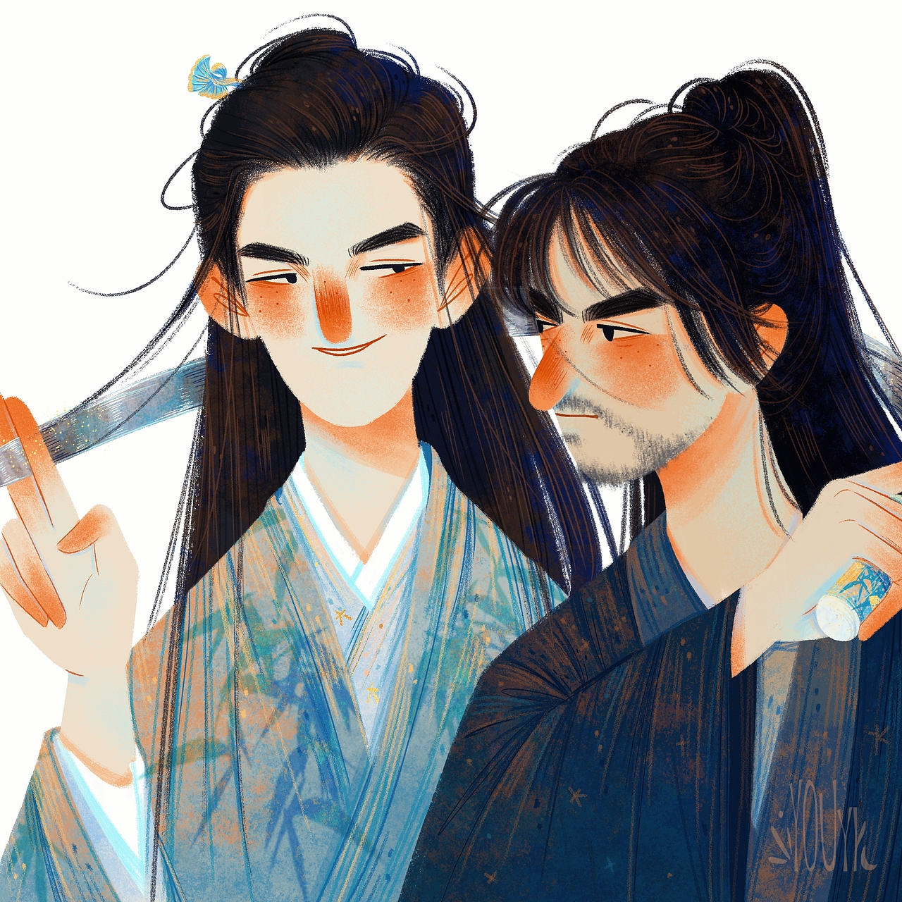 “好剑”（图ZMjQ1MDAzMzY0） - 儿童插画 - 站酷设计师笑里风月原创素材 - 站酷ZCOOL