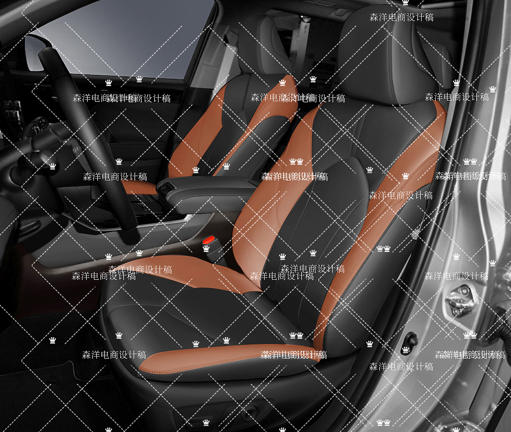 长沙淘宝京东电商汽车坐垫亚马逊产品精修设计案例图