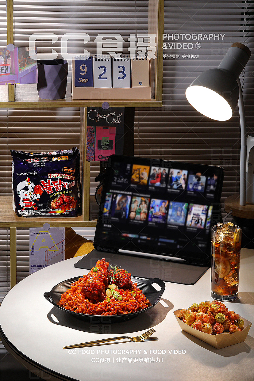 CC食摄x三养火鸡面