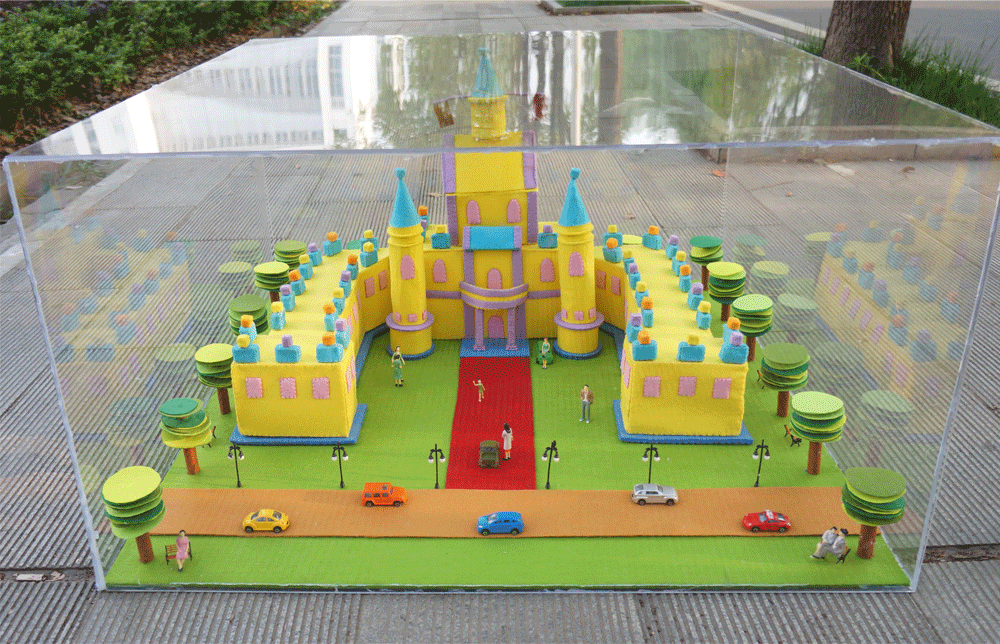 毕业作品 [手工不织布大城堡]