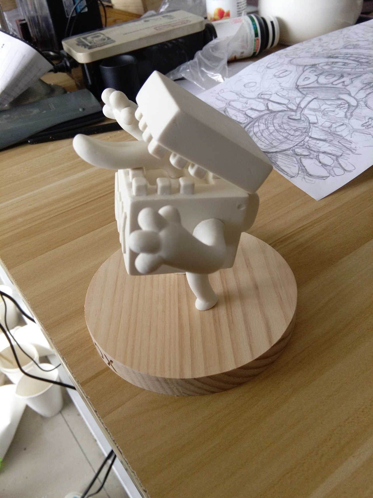 成都银泰城creatbox咖啡厅玩具形象