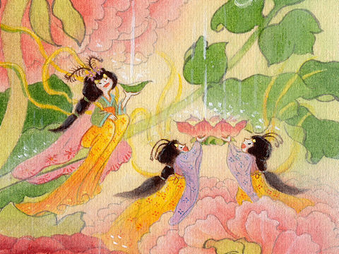 谷雨三朝看牡丹（個(gè)人主頁-ZMzU3NTExOTY=） - 藝術(shù)插畫 - 站酷設(shè)計(jì)師施小青原創(chuàng)素材 - 站酷ZCOOL