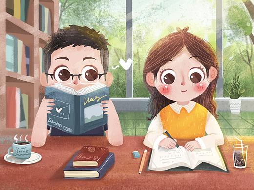 两个人的小片刻