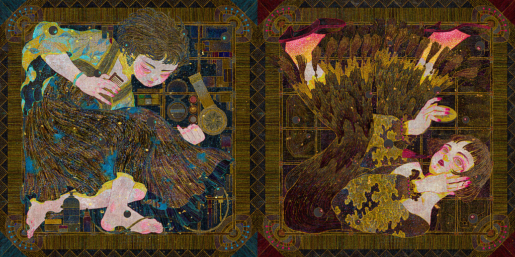 方寸之间（图ZMTYwNTg1MzQ0） - 商业插画 - 站酷设计师释开达原创素材 - 站酷ZCOOL